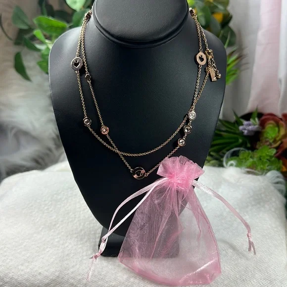 Kate Spade Necklace discs rose gold long - Picture 3 of 5